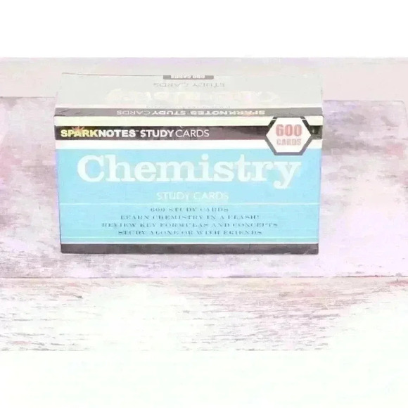 SparkNotes Study Cards Chemistry New Unopened Box of 600 Cards - Picture 2 of 8